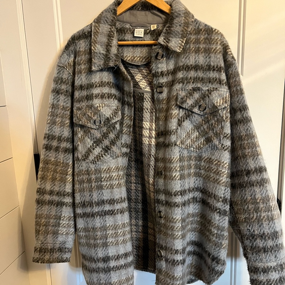 Women’s Ransom Jasper Gray Plaid Jacket